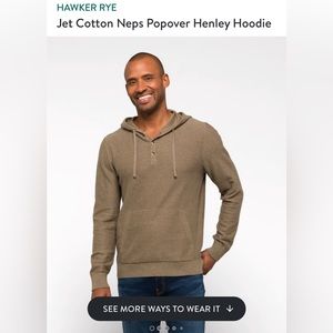 Hawker Rye Henley Hoodie
